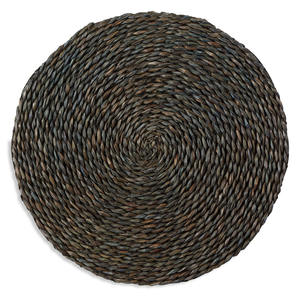 Sous-plats en herbe de mer noire, tissés à la main, sous-plats en herbe de mer, sous-plats en paille écologiques, prix d'usine - Product Image 2