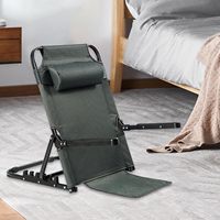 Fauteuil de lecture inclinable et pliable à 7 positions réglables (30-75 degrés) pour le repos et le soutien du dos