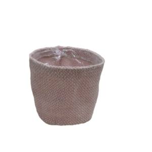 <b>100</b>% Eco Friendly <b>Jute</b> planter pot with with red, green <b>fabrics</b> direct export from Bangladesh Factory - Product Image 5
