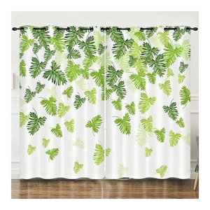 Nouveau Animal imprimé rideaux romains occultants pour cuisine chambre salon porte marron peau de vache doux attacher courte fenêtre draperie - Product Image 4