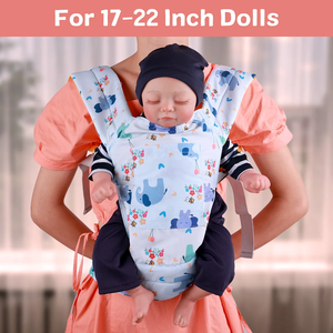 Babeside 17 " - 22" Reborn Baby Dolls Lovely Doll Portador de elefante azul y amarillo - Product Image 3