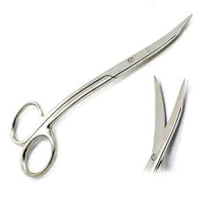 กรรไกรตัดม่านตาสแตนเลสคมโค้งเครื่องมือผ่าตัด - Product Image 2