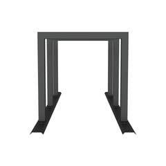 Sistema di supporto a binario, 3 supporti in tubo d'acciaio 60x60 mm, 2100x800mm (LxP), da avvitare, grigio - Product Image 2