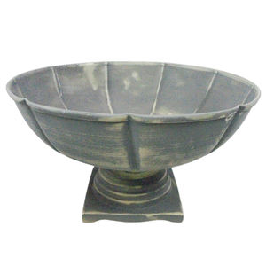 Vaisselle ronde en métal bol de service en cuivre avec vert antique bols en fer pour table personnalisée à la main - Product Image 2