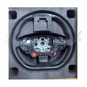 Volant de direction pour Ferrari F458 488 F12 FF, modèle ancien amélioré, nouveau volant F8 LED en fibre de carbone, fixation directe. - Product Image 3