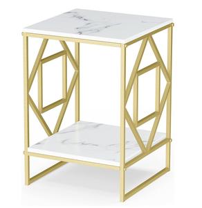 Modern <b>Metal</b> Round Side <b>Table</b> for Home Living Room Hotel or Bedroom Use Coffee <b>Tables</b>. - Product Image 2