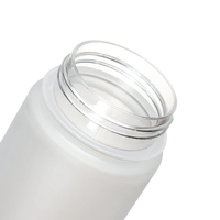 Bouteille d'eau en plastique de 500ml My Bottle Style Tasse à boisson givrée portable réutilisable avec couvercle à vis Bouteille d'eau en PET pour l'école de voyage