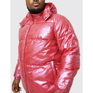 Logo personnalisé OEM brillant épais chaud hiver veste courte en duvet personnalisé Streetwear classique fermeture éclair femmes veste bouffante - Product Image 1