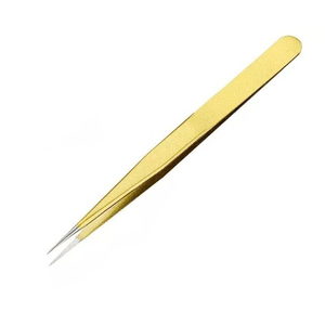 Pinzas de extensión de pestañas Enhance Your Beauty Pro para pestañas individuales curvas y rectas de Gray Rocks - Product Image 4