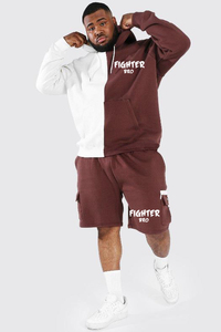 ชุดกางเกงขาสั้น5XL ผู้ชายไซส์พิเศษ, ชุดเสื้อยืดเสื้อแขนสั้นและกางเกงขาสั้นแห้งเร็วสำหรับฤดูร้อน - Product Image 2