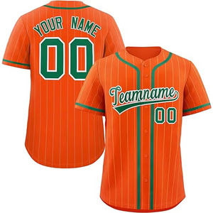Maillot de baseball à col en V à séchage rapide de haute qualité pour hommes, bandes de boutons, vêtements de sport respirants avec maillot de softball imprimé avec logo personnalisé - Product Image 4