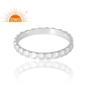 Increíble diseño 925 anillo de banda de plata esterlina para mujer diseños personalizados joyería para mujer regalo para ella. - Product Image 4