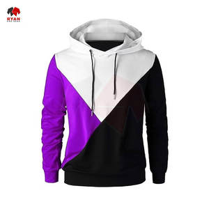 เสื้อฮู้ดผู้ชายพรีเมียม สไตล์คัลเลอร์บล็อก บริการสร้างแบรนด์ตามสั่ง รับผลิตแบบ OEM และ ODM เสื้อผ้าฤดูหนาวมีฮู้ด - Product Image 5