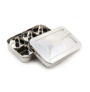 Offre spéciale Boîte à épices en acier inoxydable Ensemble d'épices personnalisé Conteneur de stockage de cuisine en acier inoxydable Meilleure vente - Product Image 4