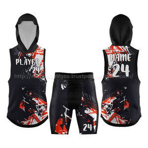 Tenues de football 7 sur 7 personnalisées de haute qualité, respirantes, grandes tailles, anti-humidité, sublimées et compressives – Meilleures ventes - Product Image 4