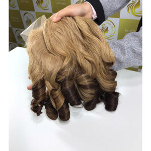 Extensiones de Cabello Virgen Súper Doble Trama Liso Extremo con Cutícula Alineada, Paquete Frontal Vietnamita de Alta Calidad Remy con Cinta Adhesiva - Product Image 4