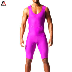 Combinaisons de musculation professionnelles en spandex de haute qualité pour hommes, justaucorps de lutte, uniforme de lutte pas cher - Product Image 2