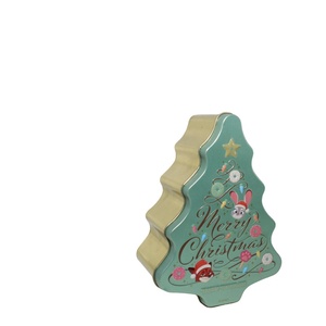 Customized Size & Logo Food Grade Tinplate Tree Shaped Can Box for <b>Chocolate</b> Packaging - Product Image 5