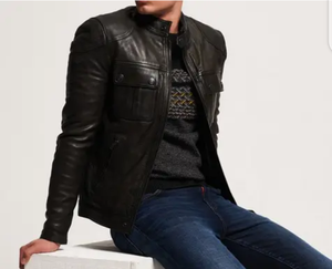 Vestes d'hiver en cuir à la mode de haute qualité pour garçons Veste de qualité Vestes d'hiver pour hommes à la mode - Product Image 2