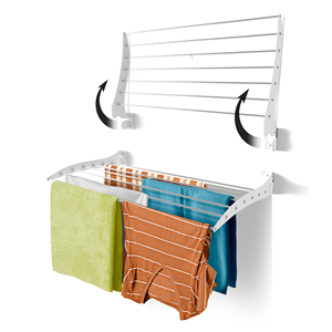 Estante de secado de capuchino de estilo europeo Roma de alta calidad, práctico organizador de ropa de jardín para el hogar, duradero para uso en el baño - Product Image 1