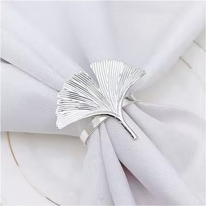 Metal Tissue Holder High Quality Set of Four <b>Silver</b> Color <b>Napkin</b> Holder - Product Image 6