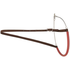 Calzones de banda para la nariz de Cable marrón de calidad superior, banda para la nariz de cuero ajustable, caballos aptos para entrenamiento ecuestre, equipo de tachuelas - Product Image 4