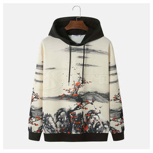 Sweat à capuche imprimé tendance pour homme, streetwear pour l'hiver et l'automne - Product Image 6