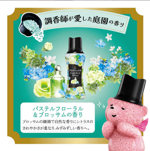 Bouteille de lessive Détergent fabriqué au Japon Parfum de lessive parfumé Thé blanc (470ml) Pastel Floral & Blossom senteur adoucissant - Product Image 5