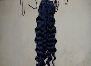 Paquete de cabello humano indio Remy, extensión de cabello Natural con cutícula alineada sin procesar, pelo virgen Doble - Product Image 2