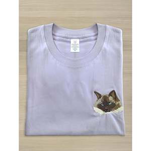 T-shirt Casual Slim Fit ricamata tessuto a maglia in poliestere traspirante realizzato su misura con taglie corte da XS a XL per l'estate - Product Image 2