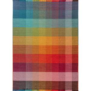 Alfombras Tejidas a Mano de Lana Tesoro, Diseño Abstracto a Rayas Rojas y Naranjas, Rectangulares y para Pasillo, 9x12, para Sala de Estar y Dormitorio - Product Image 4