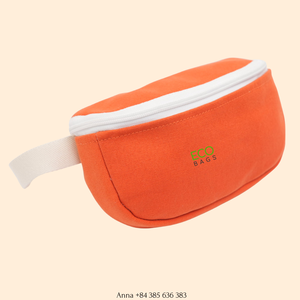 Riñonera de lona de algodón personalizada Unisex para niños, riñonera de moda, cierre de eslinga, portátil, directo, fabricante de Vietnam para niños - Product Image 4