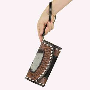 Nuevo diseñador, bolso de mano tallado a mano, elegante, bohemio, elegante, billetera de piel de vaca, billetera de cuero artesanal occidental - Product Image 2