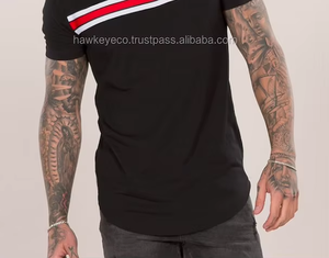 Camisetas Deportivas Personalizadas de 340 Gramos, 100% Algodón, Transpirables, de Secado Rápido, Ecológicas, para Fitness, Musculación, Running, Gimnasio, para Hombre - Product Image 4