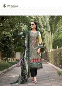 ชุดเดรสผ้าฝ้ายพิมพ์ลายคอลเลกชั่นวัสดุสำหรับใส่ไปงานปาร์ตี้ - Product Image 3