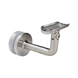Support de main courante réglable en acier inoxydable pour tube rond, résistant à la rouille, ALLWIN 5075-ADR - Product Image 1