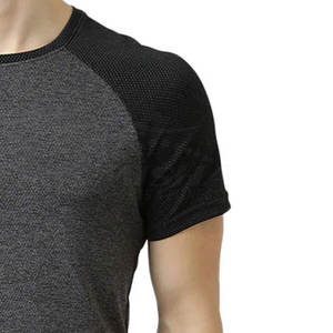 Camisetas Deportivas para Hombre del Fabricante, Cuello Redondo, Secado Rápido, Antiarrugas, Transpirables, 100% Algodón, Diseño Liso, Tejido de Punto - Product Image 4