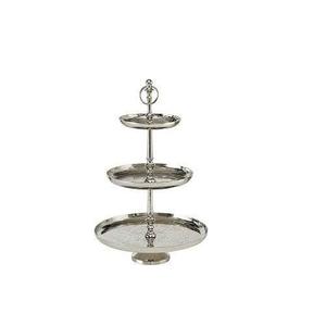Gold Finishing Stand Multilevel Metal <b>Cake</b> Stand For Hotels & Restaurant <b>Supplies</b> Wedding Parties Celebration Party <b>Decoration</b> - Product Image 4