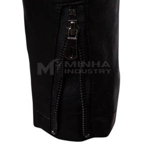 Diseña tus propias chaquetas de moda de cuero High Street Chaqueta de cuero de alta calidad para hombres al mejor precio - Product Image 6