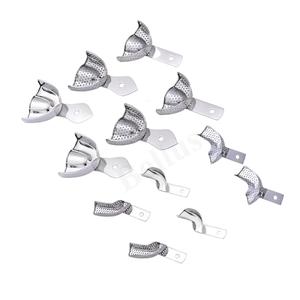 ถาดพิมพ์ลายฟันทำจากสแตนเลสเกรดมืออาชีพมีรูพรุน - Product Image 1