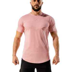Camiseta Deportiva de Compresión Ligera de Alta Calidad para Hombre, Manga Corta, Sin Costuras, Transpirable, para Gimnasio y Fitness - Product Image 1