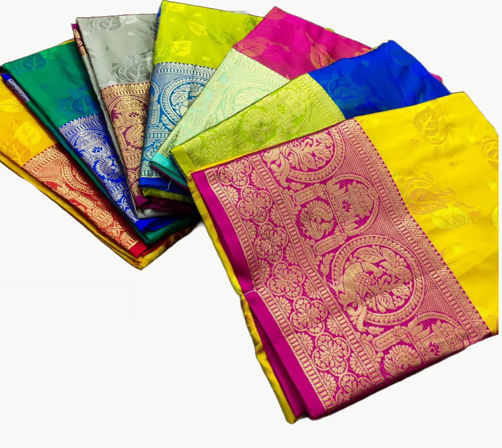 Индийская Пакистанская дизайнерская праздничная одежда сари из чистого шелка сари южноиндийское Шелковое Сари с ткацкой рабочей каймой