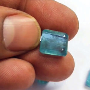 5 piezas de Esmeralda natural de 11mm a 14mm Octágono ovalado Faceta 30 Cts Lote Iroc Ventas Piedras preciosas sueltas de alta calidad cortadas US $390 para todos - Product Image 3