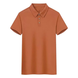 Camiseta Polo de Manga Corta con Cuello Solapa, Estilo Sin Costuras, Color Sólido, Secado Rápido, Diseño de Logotipo Personalizado OEM, Comercio Exterior, Verano - Product Image 3
