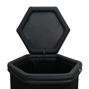 ALMICOTA ALMI-FASS Bañera de Hielo Hexagonal Moderna de PVC de 300L, Portátil, para 1 Persona, para Recuperación Deportiva - Product Image 5