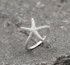 Bague d'éternité en argent sterling 925 faite à la main classique Style Boho étoile poisson anneaux fins sans nickel pour la fête - Product Image 6