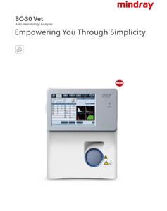 Mindray-Analizador automático de Hematología sanguínea, equipo de diagnóstico veterinario para laboratorios clínicos de animales - Product Image 6