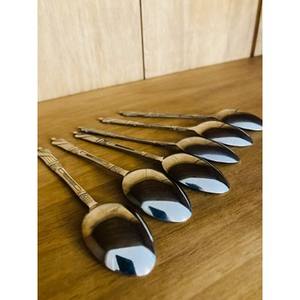 Cuillère de service douce ensemble en acier inoxydable conception Simple couleur argent couverts ustensiles de cuisine ensemble de couverts cuillère de mariage en inde - Product Image 6