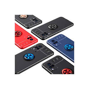 Funda protectora para Vivo V21 MSRA Ravel de silicona bicolor a prueba de golpes - Product Image 5