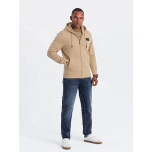 Sweat-shirt à capuche en coton épais surdimensionné pour homme, service OEM, personnalisé, avec poche, logo en relief, polaire de haute qualité - Product Image 1